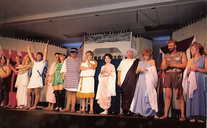 I'm in white third from the left. I'm struggling with my snakes again. And no, I don't mean caduceuses.