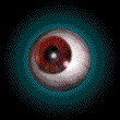 Yep. Johnny Gage's eyeball.. :)