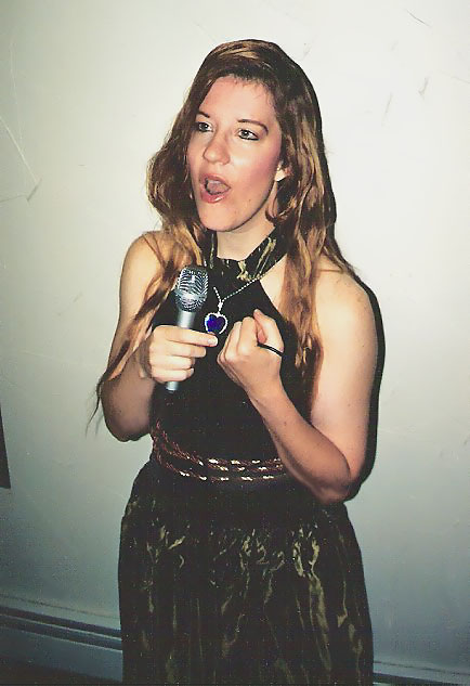 Here's me singing the song from the Titanic as Celine Dion. That piece was a little further up above a few tiers.